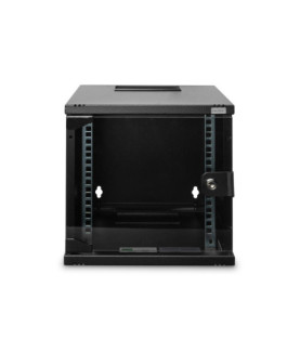 Digitus | Wall Mounting Cabinet | DN-10-06U-B | Black | IP protection class: IP20 Front door: Glass door, single opening Cabine