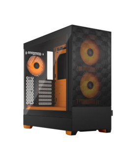 Fractal Design | Pop Air RGB | Side window | Orange Core TG Clear Tint | ATX, mATX, Mini ITX | Power supply included No | ATX