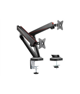 Logilink | Desk Mount | Tilt, swivel, level adjustment, rotate | 17-32 " | Maximum weight (capacity) 8 kg | Black/Red