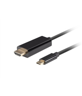 Lanberg USB-C to HDMI Cable, 3 m 4K/60Hz, Black | Lanberg | USB-C to HDMI Cable | Black | 3 m