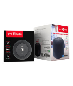 Gembird SPK-BT-15-BK Portable Bluetooth speaker, Wireless, 5 W, 1200 mAh, Black | Gembird