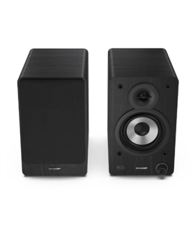 Sharp CP-SS30 Bookshelf Speakers, Black | Sharp | Speakers | CP-SS30(BK) Bookshelf | 60 W | Bluetooth | Black | Wireless connec