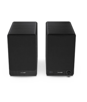 Sharp CP-SS30 Bookshelf Speakers, Black | Sharp | Speakers | CP-SS30(BK) Bookshelf | 60 W | Bluetooth | Black | Wireless connec