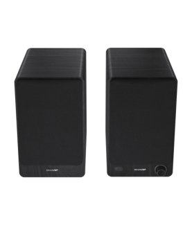 Sharp CP-SS30 Bookshelf Speakers, Black | Sharp | Speakers | CP-SS30(BK) Bookshelf | 60 W | Bluetooth | Black | Wireless connec