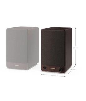 Sharp CP-SS30 Bookshelf Speakers, Brown | Sharp | Speakers | CP-SS30(BR) Bookshelf | 60 W | Bluetooth | Brown | Wireless connec