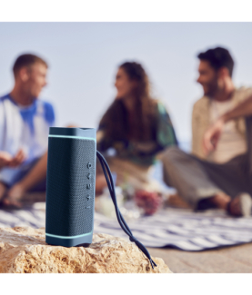 Energy Sistem | Speaker with RGB LED Lights | Nami ECO | 15 W | Waterproof | Bluetooth | Blue | Portable | Wireless connection