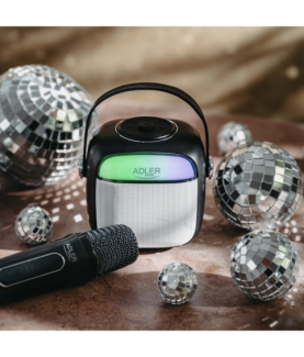 Adler Karaoke Speaker With Microphone | AD 1199B | Bluetooth | Black | Portable | Wireless connection