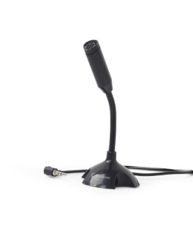 Gembird | Desktop microphone | MIC-D-02 | 3.5 mm | Black | 3.5 mm audio plug