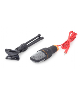 Gembird | Desktop microphone with a tripod | MIC-D-03 | Built-in microphone | 3.5 mm | Black