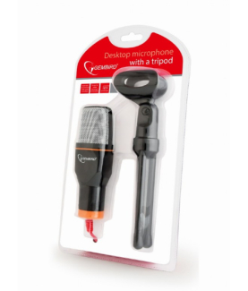 Gembird | Desktop microphone with a tripod | MIC-D-03 | Built-in microphone | 3.5 mm | Black