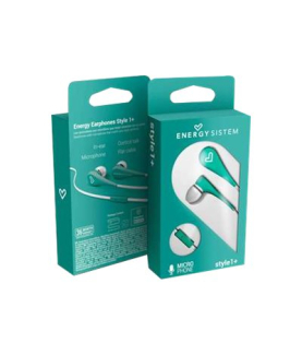 Energy Sistem Earphones Style 1+, Mint | Energy Sistem | Earphones | Style 1+ | Wired | In-ear | Microphone | Mint