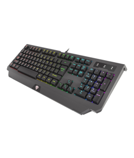 GENESIS COMBO set 4in1 cobalt 330 rgb keyboard + mouse +headphones + mousepad, us layout | Genesis | Wired | On-Ear | COMBO set