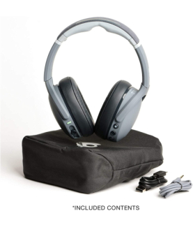 Skullcandy | Wireless Headphones | Crusher Evo | Wireless | Over-Ear | Microphone | Wireless | Chill Grey