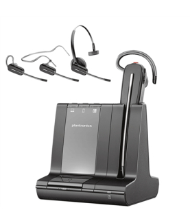 Poly | Headset | Savi 8240 Office, S8240 | Wireless | Built-in microphone | Bluetooth, USB Type-A | Black