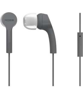 Koss | Headphones | KEB9iGRY | Wired | In-ear | Microphone | Gray