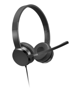 Lenovo | USB-A Stereo Headset with Control Box | Wired | On-Ear