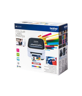 Brother VC-500W | Colour | ZINK Zero-Ink | Label Printer | Wi-Fi | Black/ grey