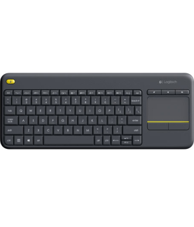 Logitech | K400 Plus | Keyboard with Trackpad | Wireless | NL | Black | USB port | 380 g