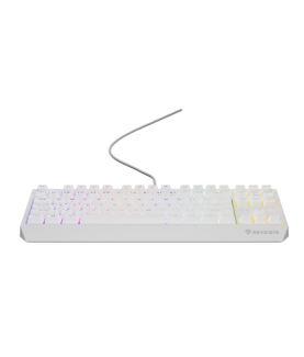 Genesis THOR 230 | Mechanical Gaming Keyboard | Wired | US | White | USB Type-A | Outemu Brown