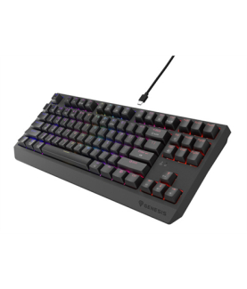 Genesis THOR 230 | Mechanical Gaming Keyboard | Wireless | US | Black | 2.4 GHz, Bluetooth, USB | Outemu Silent Lemon