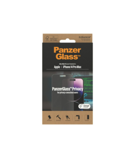 PanzerGlass | Screen protector | Apple | iPhone 14 Pro Max | Glass | Black | Ultra-Wide Fit Privacy AB