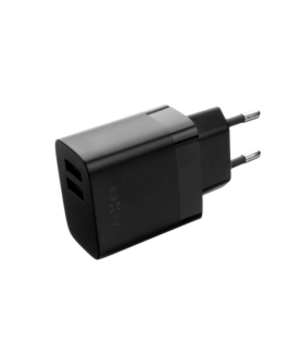 Fixed | Dual USB Travel Charger 17W | FIXC17N-2U-BK