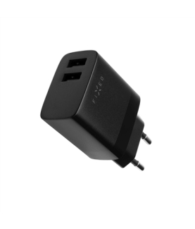 Fixed | Dual USB Travel Charger 17W | FIXC17N-2U-BK