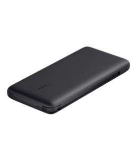 Belkin | BOOST CHARGE Plus Power Bank | 10000 mAh | Integrated LTG and USB-C cables | Black