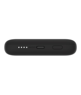 Belkin | BOOST CHARGE Plus Power Bank | 10000 mAh | Integrated LTG and USB-C cables | Black