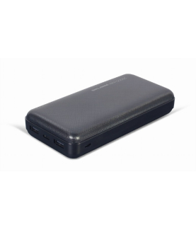 Gembird | Power Bank | PB20-02 | 20000 mAh | 2 x USB-AF | Black