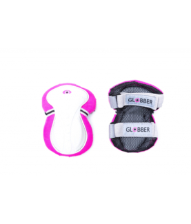 GLOBBER Scooter Protective Pads Junior XXS Range A (25 kg), Pink | Globber | Pink | Scooter Protective Pads Junior XXS Range A