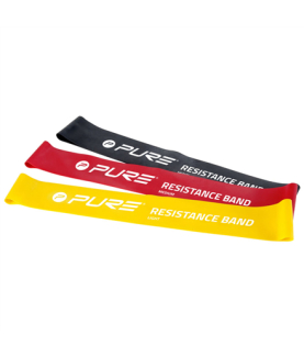 Pure2Improve | Resistance Bands Bulk Package of 40 - Heavy | Black