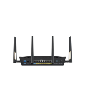 Dual-band WiFi 7 AiMesh Extendable Performance Router | RT-BE88U | 802.11be | 10/100/1000 Mbit/s | Ethernet LAN (RJ-45) ports 4