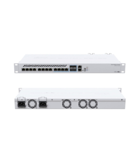 MikroTik Cloud Router Switch 312-4C+8XG-RM with RouterOS L5, 1U rackmount Enclosure