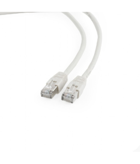 FTP Cat6 | Patch cord | Perfect connection Foil shielded - for a reliable connection Gold plated contacts | White | 5 m