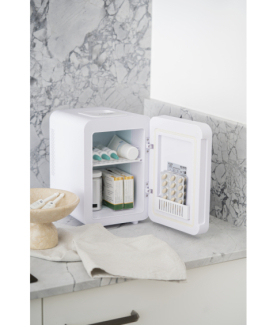 Adler | Mini refrigerator with mirror | AD 8085 | Free standing | Larder | Height 27 cm | Fridge net capacity 4 L | White