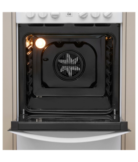 INDESIT | Cooker | IS5V8GMW/E | Hob type Vitroceramic | Oven type Electric | White | Width 50 cm | Grilling | Depth 60 cm | 57 