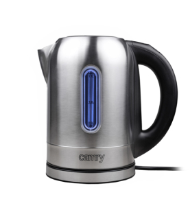 Camry | Kettle | CR 1253 | With electronic control | 2200 W | 1.7 L | Stainless steel | 360 rotational base | Stainless steel