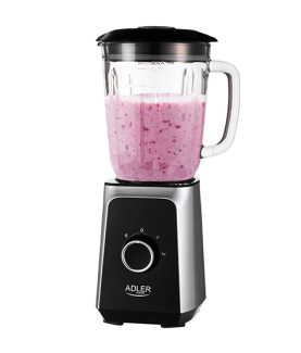 Adler | Blender | AD 4076 | Tabletop | 1000 W | Jar material Glass | Jar capacity 1.5 L | Ice crushing | Black