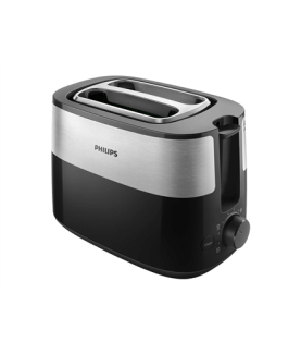 Philips | Toaster | HD2516/90 Daily Collection | Power 830 W | Number of slots 2 | Housing material Plastic | Black