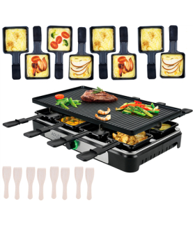 Adler | Raclette - electric grill | AD 6616 | Table | 1400 W | Black/Stainless steel