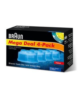 Braun | Refills 4 Pack | Clean and Renew CCR4 3+1