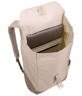 Thule | Lithos | Backpack 16L | Fits up to size 16 " | Laptop backpack | Pelican Gray/Faded Khaki