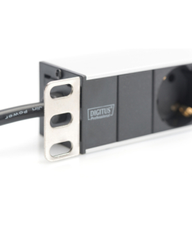 Aluminum outlet strip with 8 safety outlets | DN-95401 | Sockets quantity 8