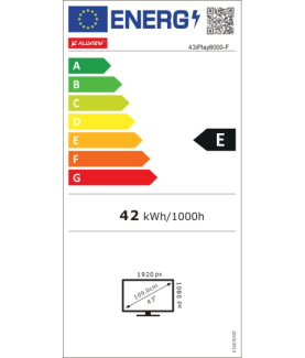 Allview | 43iPlay6000-F | 43" (109 cm) | Smart TV | VIDAA | FHD