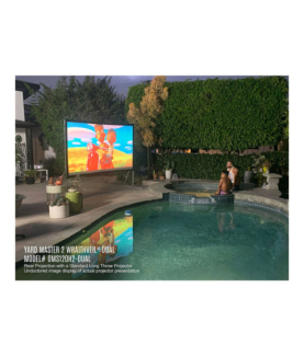 Elite Screens | Yard Master 2 Mobile Outdoor screen CineWhite | OMS100H2 | Diagonal 100 " | 16:9 | Viewable screen width (W) 22