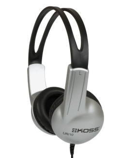 Koss | Headphones | UR10 | Wired | On-Ear | Silver/Black