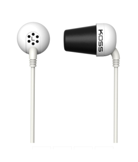 Koss | Plug | Wired | In-ear | Noise canceling | White