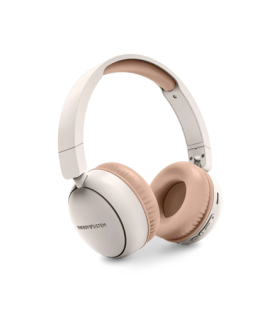 Energy Sistem | Wireless Headphones with FM radio | Radio Color | Bluetooth | Over-Ear | Microphone | Wireless | Cream