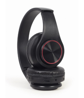 Gembird | Stereo Headset with LED Light Effects | BHP-LED-01 | Bluetooth | On-Ear | Wireless | Black